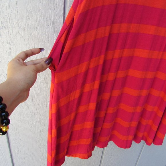 🌻🌱Agnes & Dora Magenta Stripe Walker Dress!🌻🌱 - Picture 4 of 10